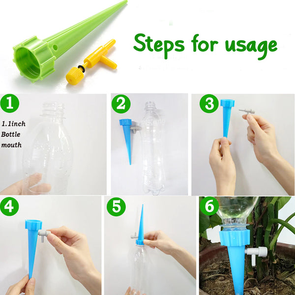 Self Watering Spikes For Plastic Bottles - How to use