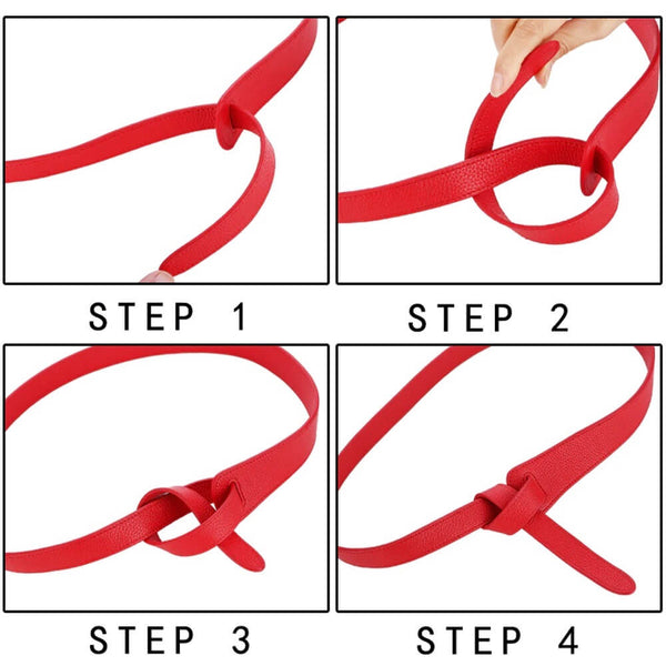 Simply Elegant Buckle-Free Knot Belt