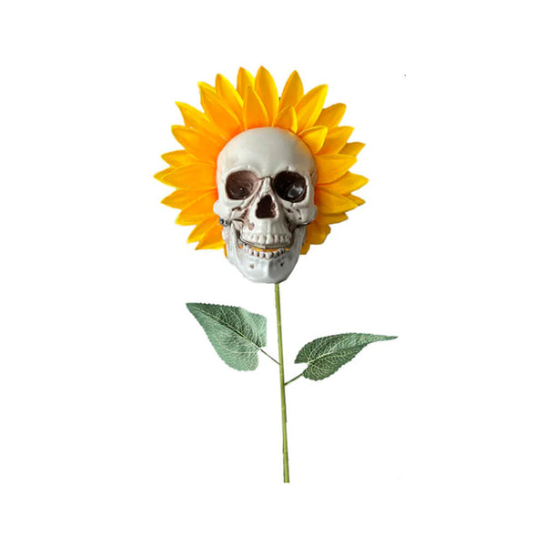 Skull Sunflower. Shop Seasonal & Holiday Decorations on Mounteen. Worldwide shipping available.