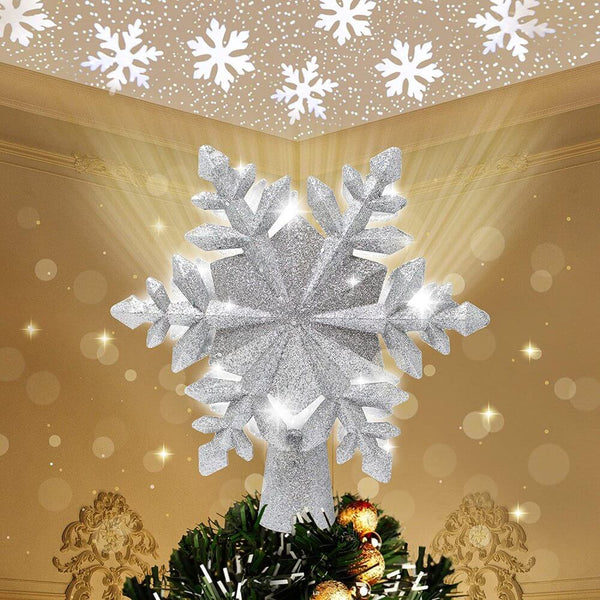 Buy Snowflake Tree Topper Projector - Mounteen