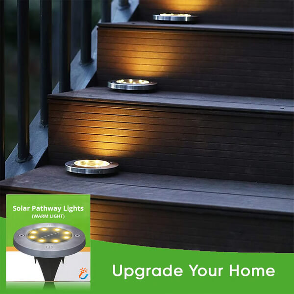 Outdoor Solar LED Stair Lights - Buy online on Mounteen
