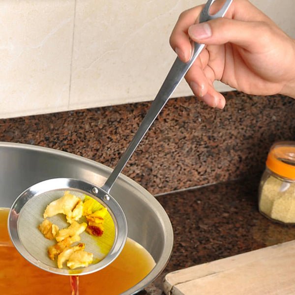 Stainless Steel Oil Colander Spoon. Shop Slotted Spoons on Mounteen. Worldwide shipping available.