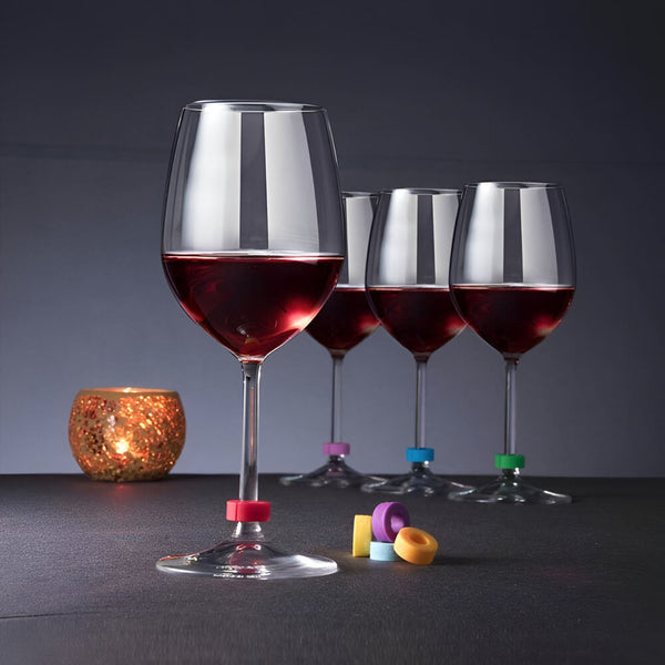 Weinglas-Marker-Set. Kaufen Sie Weinglasanhänger auf Mounteen. Weltweiter Versand möglich.
