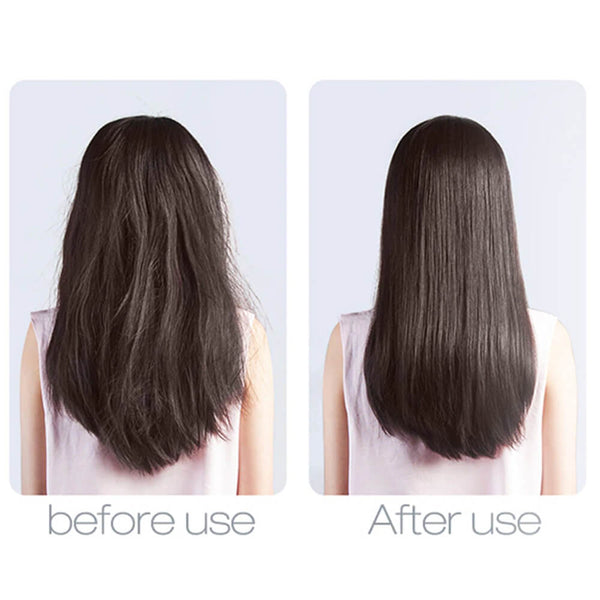 2-in-1 straightener and curler before and after