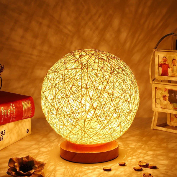 Lampe boule de laine - Acheter en ligne