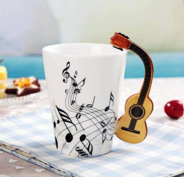 Gifts for Guitar Players - Acoustic Guitar Mug