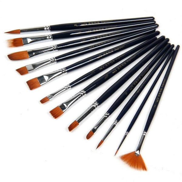 Paint brushes for acrylic paint