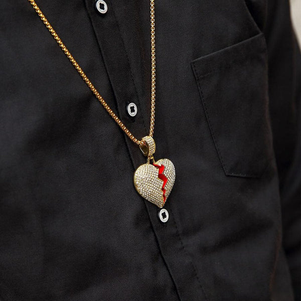 Broken Heart Chain Necklace - Buy online