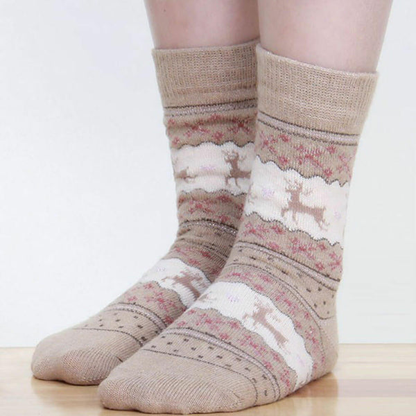 Chaussettes de cerf de longueur ras du cou. Achetez des bas sur Mounteen. Expédition mondiale disponible.