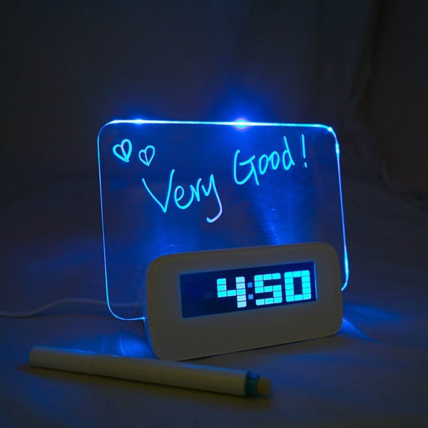 Digital Alarm Clock with Message Board - Buy online