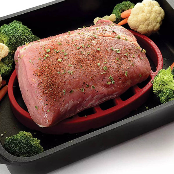 Food Grade Silicone Roasting Rack. Shop Roasting Pans on Mounteen. Worldwide shipping available.