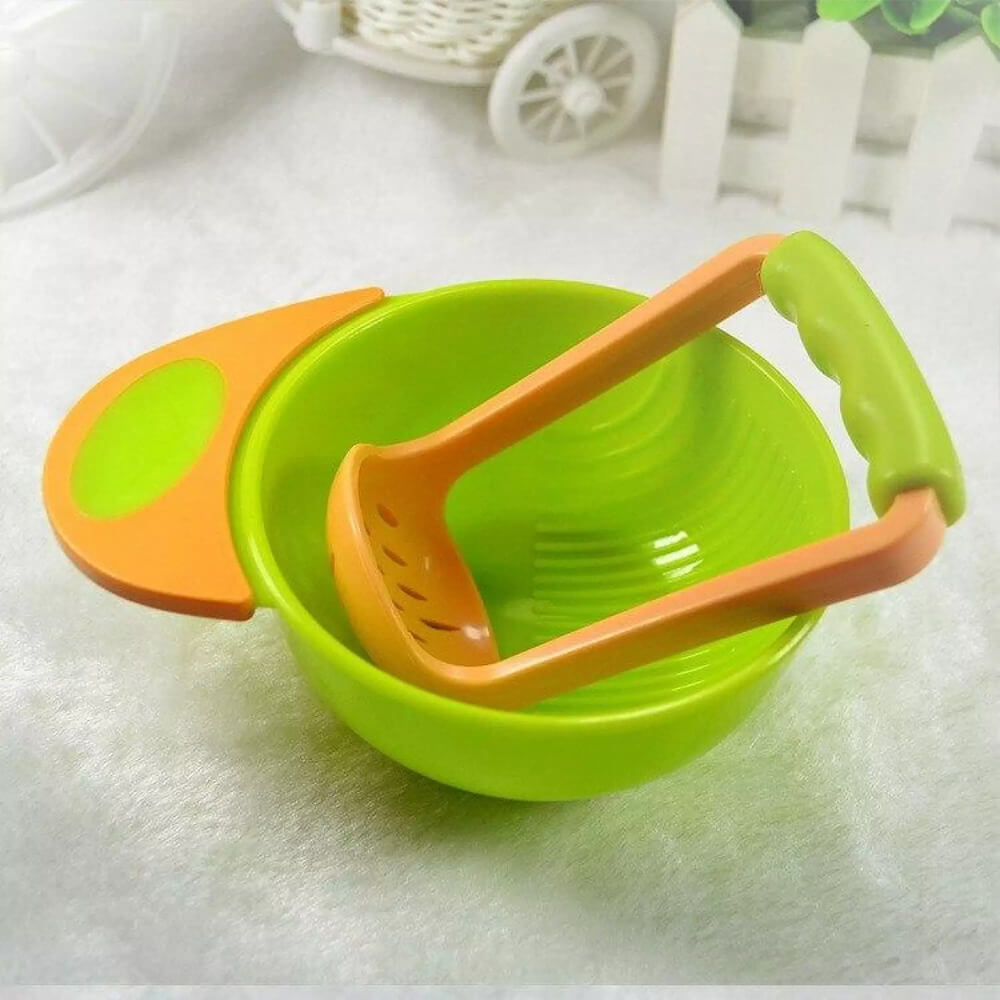 Image of Food Masher Bowl Set for Baby Food