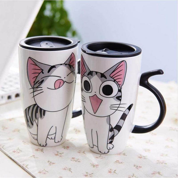 Tasse drôle de chat