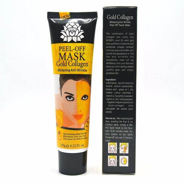 Goldene Peel-Off-Kollagen-Gesichtsmaske