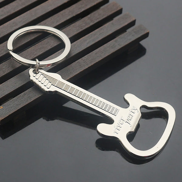 Guitar Bottle Opener Keychain - Buy online