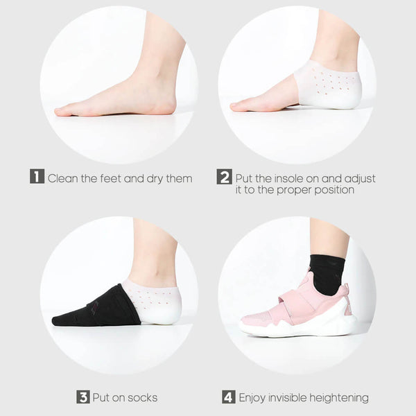 2pcs Height Increasing Insoles - Buy online