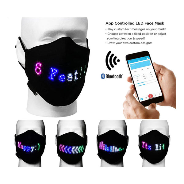 LED Mask With Mobile Phone App - Buy online