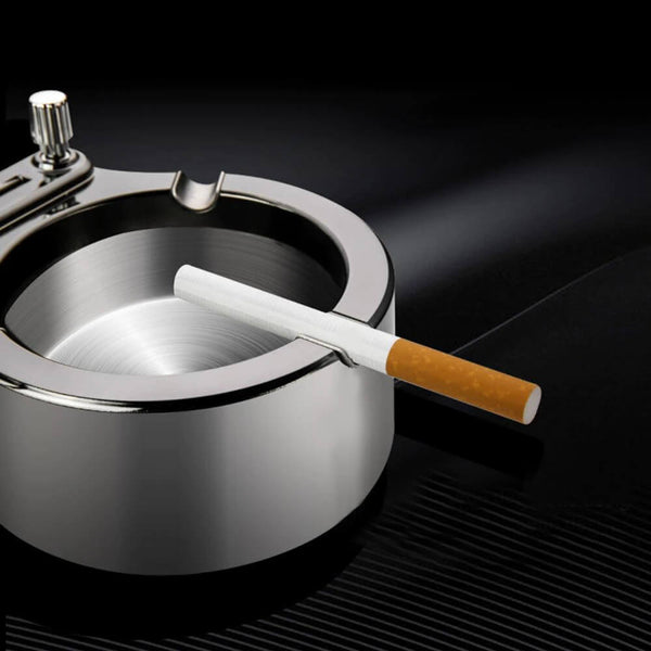Metal Ashtray With Lighter. Shop Ashtrays on Mounteen. Worldwide shipping available.