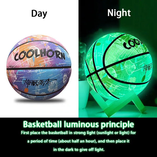 Neon Glow In The Dark Basketball - Buy on Mounteen