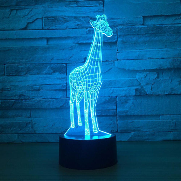 3D LED Giraffe Lamp - Buy online