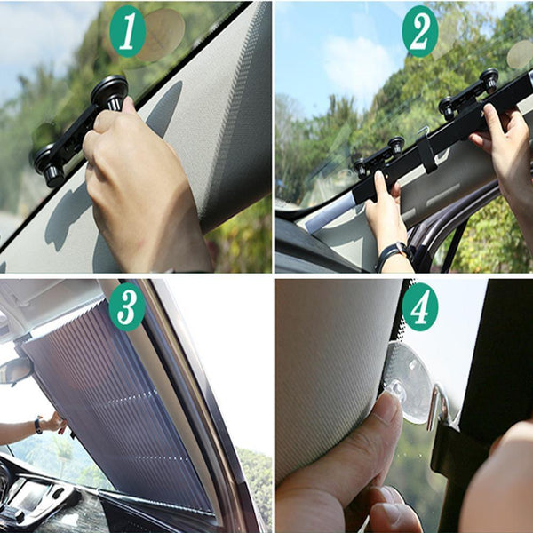 Folding car windshield sun shade - Buy online
