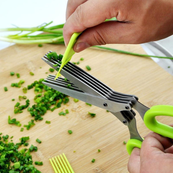 How to clean kitchen garnish scissors - Mounteen