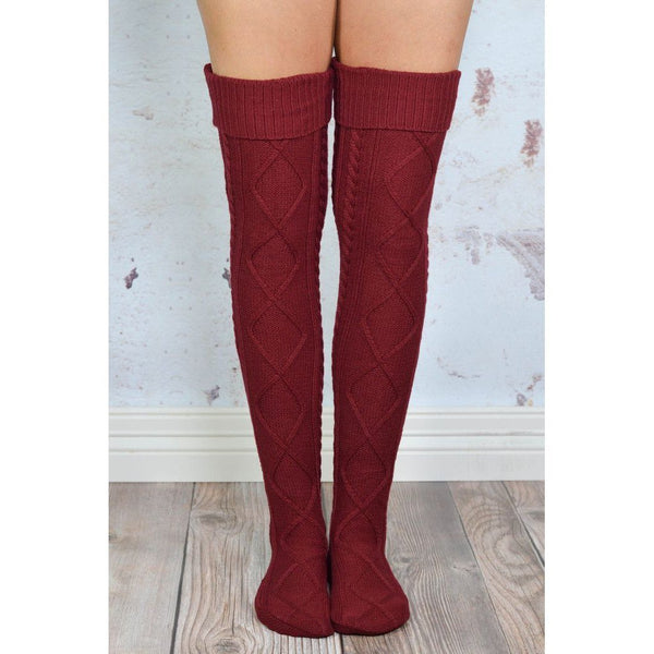 Overknee-Stricksocken - Online kaufen