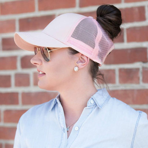 Pink Ponytail Baseball Hat - Buy on Mounteen