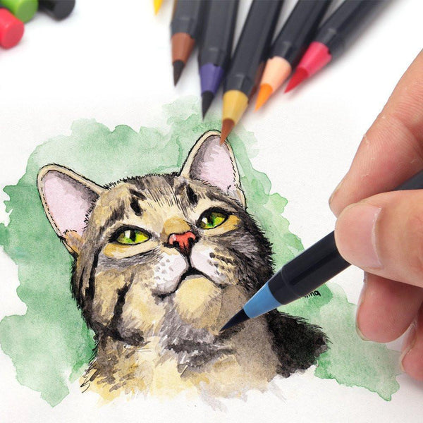 Watercolor Markers - Brush Pens - Mounteen