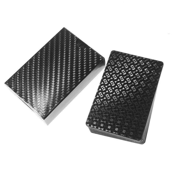 Cartes à jouer Diamond waterproof noires - Acheter en ligne