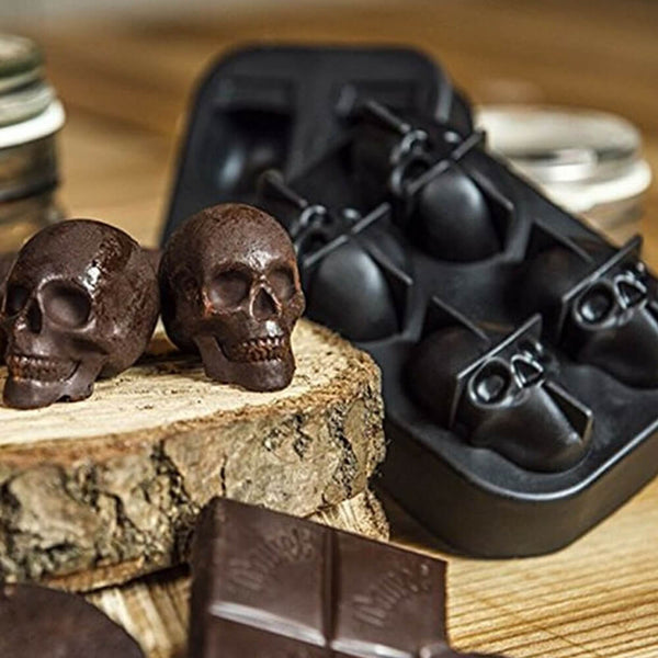 Multipurpose 3d Skull Ice Mold. Shop Kitchen Molds on Mounteen. Worldwide shipping available.