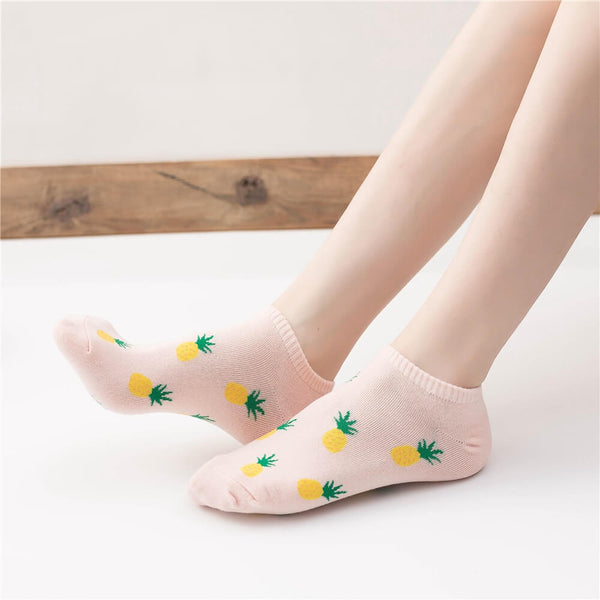 Pineapple Ankle Socks. Shop Hosiery on Mounteen. Worldwide shipping available.