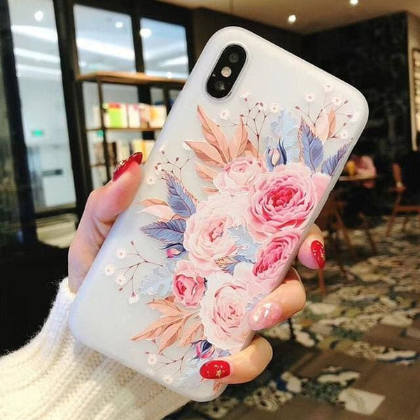 Coque et skin iPhone Fleur