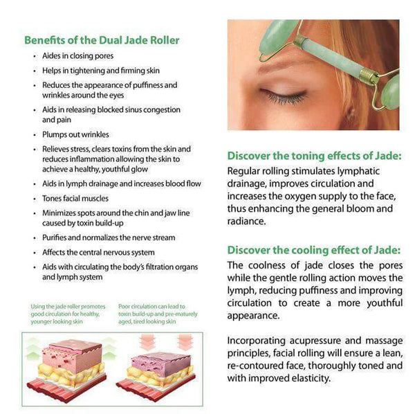 Avantages de l'utilisation d'un rouleau facial en jade et d'un Gua Sha