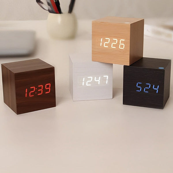 Real Wood Alarm Clock. Shop Alarm Clocks on Mounteen. Worldwide shipping available.