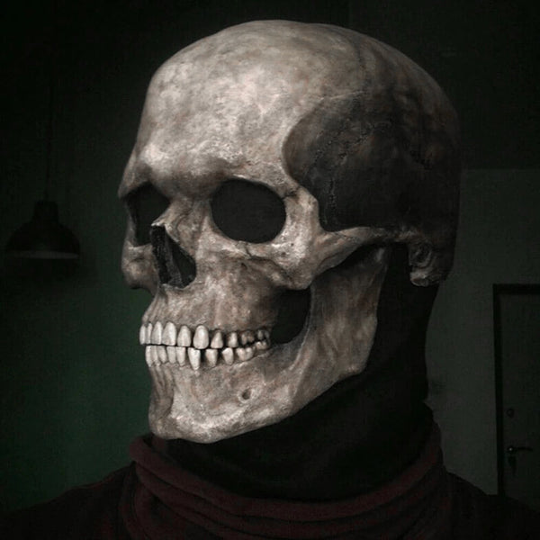 Skull Mask with Moving Jaw - Buy online