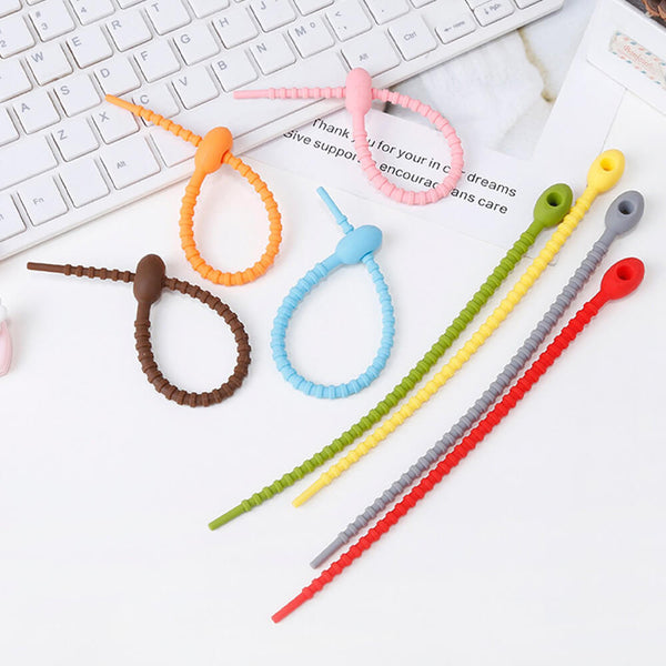 Buy Reusable Silicone Cable Ties