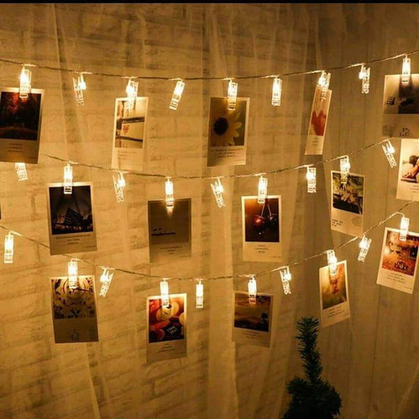 Farmhouse patio string lights