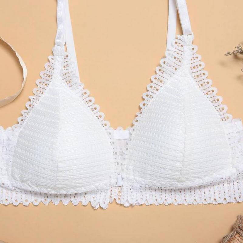 Secret Temptation Lace Bra - White – Mounteen