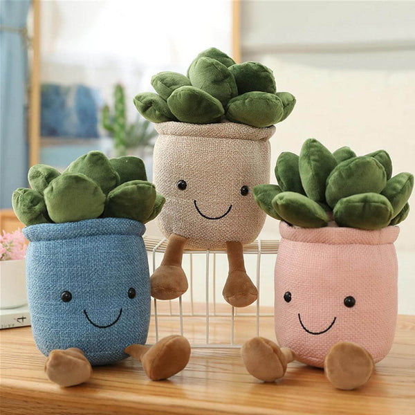 Peluches succulentes idiotes. Achetez des coussins sur Mounteen. Expédition mondiale disponible.