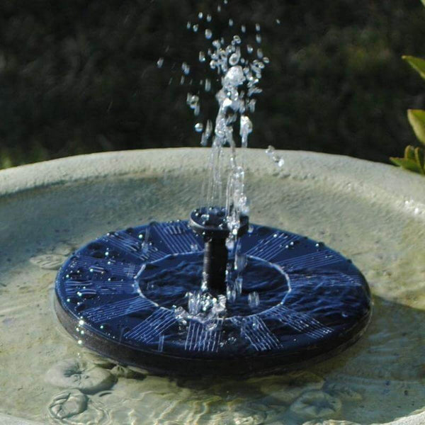 Fontaine solaire pour bain d'oiseaux - Achetez en ligne sur Mounteen