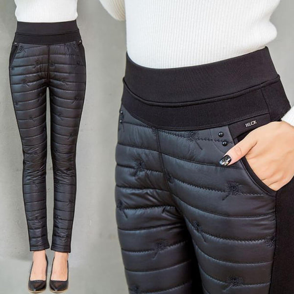 Pantalons en duvet taille haute pour femme - Achetez en ligne