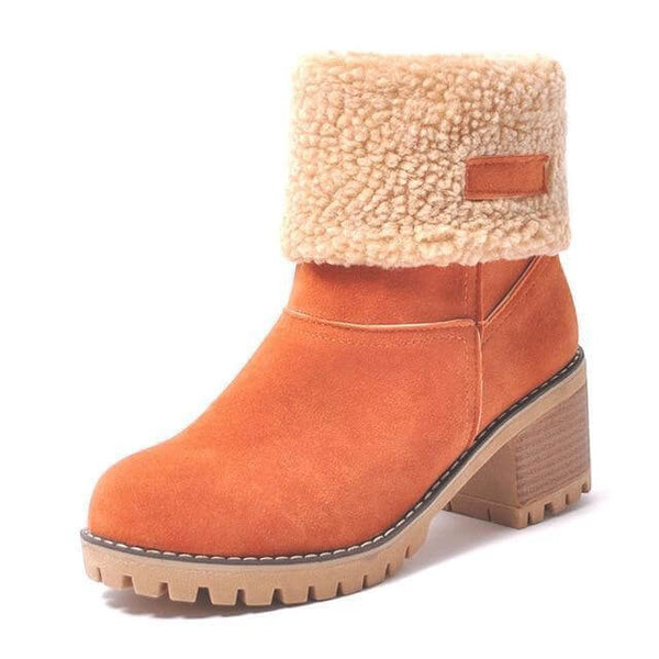 Damen-Schneestiefel mit Blockabsatz – Online kaufen