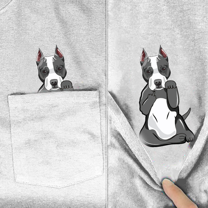 pitbull pocket shirt