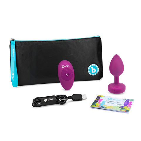 B-Vibe Vibrating Jewel Butt Plug Box Contents