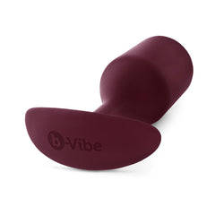 b-vibe snug plug XXL Deep Red Bottom View