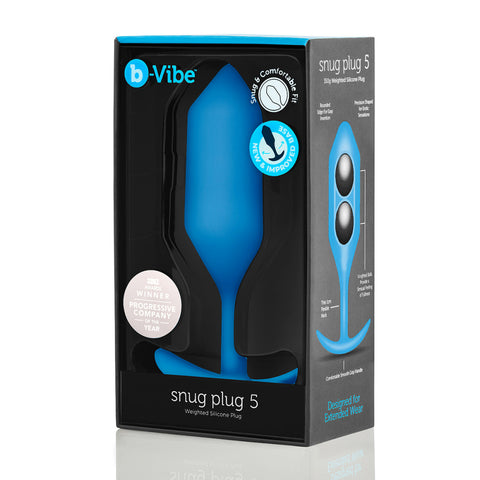 b-vibe Snug Plug 5 XXL Blue in Box