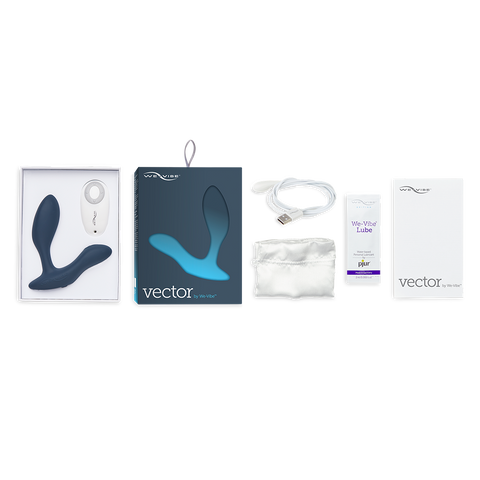 We-Vibe Vector with Box Contents