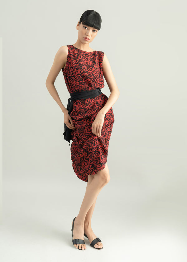 mulberry silk dress