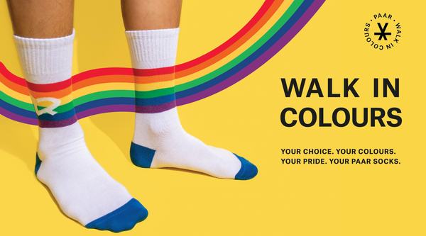 Zurich Pride Socken von PAAR Socks